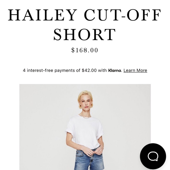 HAILEY CUT-OFF SHORT SZ 24. - Picture 2 of 13
